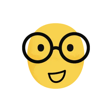 personnage violet avec un air étonné, avec des interrogations